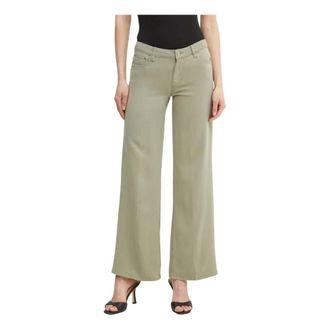 Guess Dames, Broeken, Groen, Maat: W30 L32