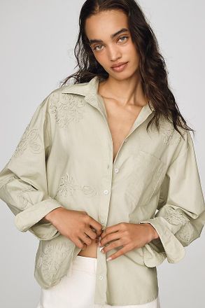 Maeve Shrunken Bennet Buttondown Shirt
