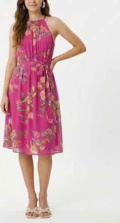 Rachel Roy Jinx Sleeveless Belted Midi Dress in Lilac Blossom at Nordstrom, Size 10