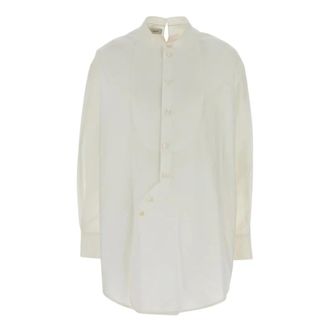 Carven Dames, Blouses & Shirts, Wit, Maat: 4XS Katoen