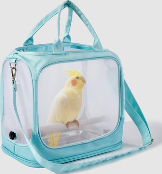 No Brand Bolsa Port&aacute;til Para P&aacute;jaros Hecha De Tela Oxford, Jaula Transparente Para Animales, Bolsa Plegable Para P&aacute;jaros Para Mascotas (verde)