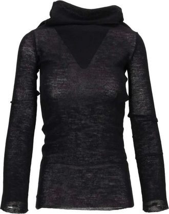Ann Demeulemeester Donna, Maglie, Nero, XS, new