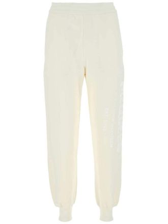 Alexander McQueen Katoenen trainingsbroek - Wit