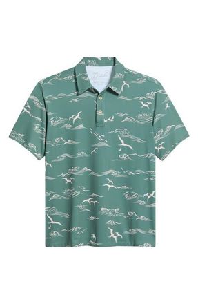 Kahala Huakai Brrr&deg; Performance Polo in Sage at Nordstrom, Size Xx-Large
