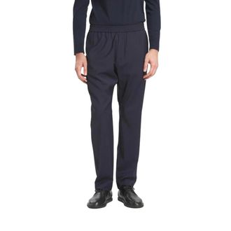 Barena Pantalone Bativoga Tropical - male - Barena Venezia - Straight Trousers - Blue - S - Trousers