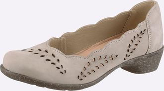 Casual Looks Pumps CASUAL LOOKS, Damen, Gr. 36, beige, Nubukleder, Schuhe Pumps