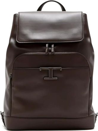 Tod's T-Timeless leather backpack - men - Calf Leather - One Size - Brown