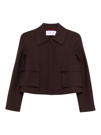 Harris Wharf London Brown jacket with chest pockets