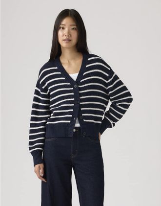 Levi's Snowflake - Cardigan blu a righe