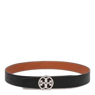Tory Burch Black and Brown Miller Belt