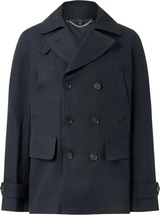 Belstaff Milford Peacoat - male - Belstaff - Double-Breasted Coats - Blue - XL - Coats