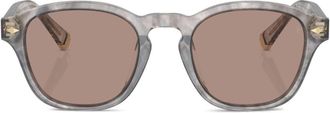 Brunello Cucinelli BC4006S round-frame sunglasses - Grey
