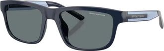 A|X Armani Exchange Ax4169Su Zonnebril - Heren - Accessoires - Blauw - Maat: 55 MM