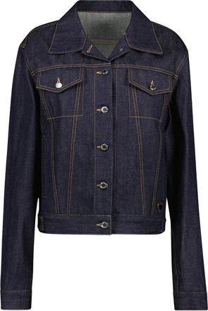 Prada Denim Jack Klassiek Blauw Ruw - Dames - Spijkerjassen - Blauw - M - Denim - Jassen