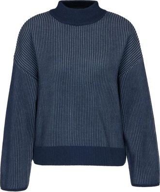 Stoic Heavy MerinoKnit MMXX.Laisdalen Sweater Merinopullover f&uuml;r Damen | blau