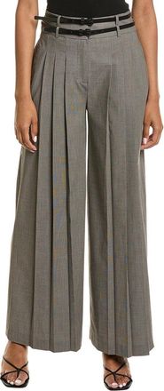 Kenneth Cole High-Rise Pleated Wide Leg Pant