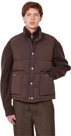 Officine G&eacute;n&eacute;rale Tomy Mouwloze Bomber - Heren - Jassen - Bruin - Maat: XL Zijde