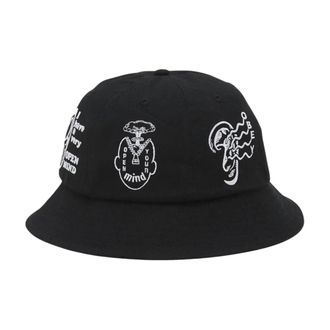 Obey Hats, male, Black, Size: ONE SIZE Printed 6 Panel Bucket Hat