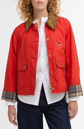 Barbour Mackworth Casual Jacket in Vermillion/Dress at Nordstrom, Size 14 Us