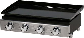 Habitat et Jardin Plancha Presto 4 - 4 Fornelli - 9.7kw - Grigio