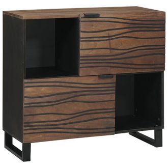 Berkfield Home Sideboard 80x33.5x75 cm in solid mango wood in Brown