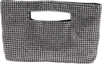 Emm Kuo Womens Montauk Long Handbag In Silver