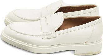 Gianvito Rossi Mocassini in pelle - Bianco