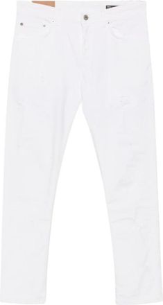 Dondup Mius Slim Jeans - Heren - Slim Fit Jeans - Wit - W34 - Denim - Jeans