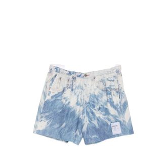 SATISFY PeaceShell 5 Denim-effect Shorts