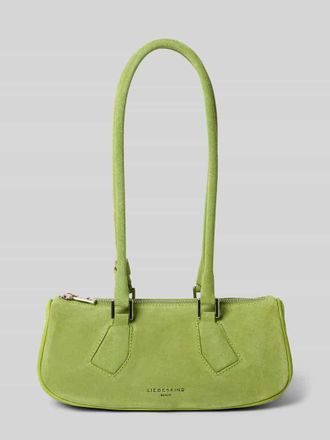 Liebeskind Handtasche aus Velours mit Label-Detail Modell CECILE in Hellgruen, Gr&ouml;&szlig;e 1