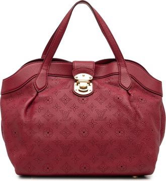 Louis Vuitton Pre-owned Womens Monogram Mahina Cirrus Pm - Dark Red Leather - One Size