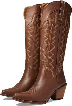 Dingo High Cotton Womens Shoes Brown : 6.5 B - Medium, Leather