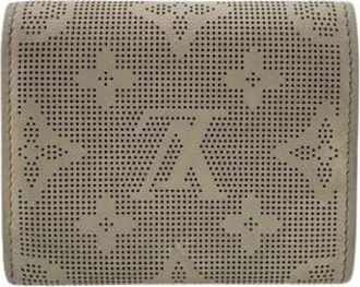 Louis Vuitton Pre-owned Vintage Tri-fold Wallet - Dames - Vintage Accessoires - Beige - ONE Size - Leer - Vintage
