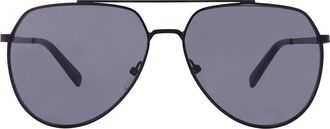 Calvin Klein Grey Pilot Mens Sunglasses CK20124S 001 59