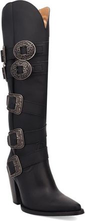 Dingo Spurwest Over the Knee Western Boot in Black at Nordstrom, Size 7.5