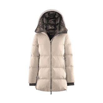 Moorer Down Coats, female, Beige, Size: S Coats