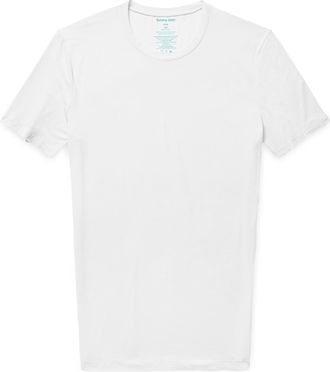 Tommy John Mens Crew Neck Undershirt, Second Skin Fabric, Slim Fit T-Shirt with Stay Tuck Design, White-1 Pack, Large