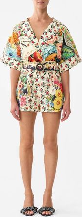 Camilla Tuck Front Short In Aromatic Amor