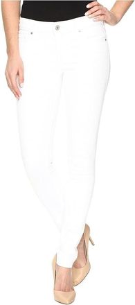 Levi's 711 Jeans Womens White Denim Cotton Blend Mid-Rise Skinny Leg UPS122