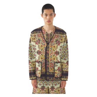 Antik Batik Overhemden, Heren, Veelkleurig, M, Katoen, Kimono Marius