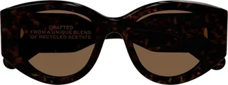 Chlo&eacute; 51mm Round Sunglasses in Havana at Nordstrom