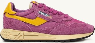 Autry SNEAKERS REELWIND LOW IN NYLON E SUEDE COLORE ROSÈ SORBET E CALENDULA