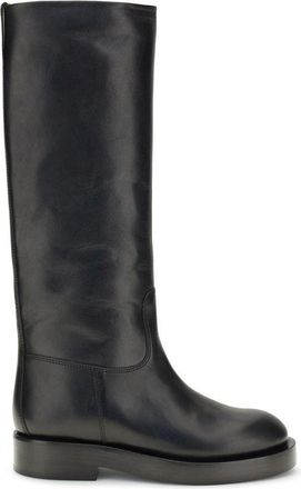 PARIS TEXAS Black Leather Womens Boots