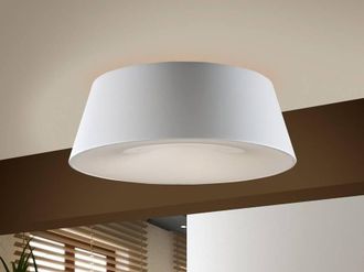 Netlighting Zone 4 Light Flush Ceiling Light Cylindrical White E27