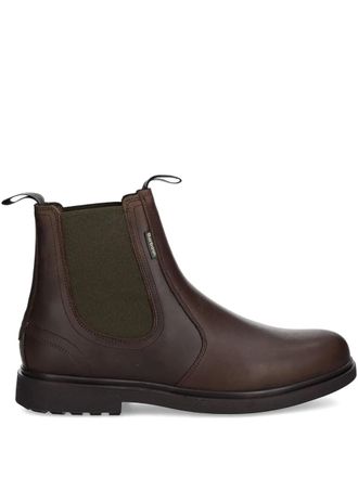Barbour Hale chelsea boots - men - Calf Leather/Cotton/Polyester/Nylon/Rubber - 11 - Brown