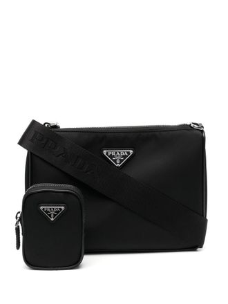 Prada Re-Nylon And Saffiano Leather Shoulder Bags