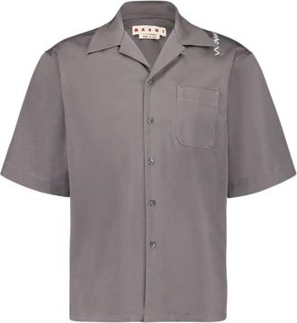 Marni Heren, Overhemden, Grijs, Maat: L Katoen