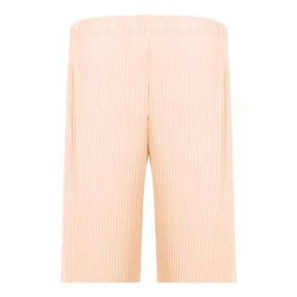 Issey Miyake Shorts - Dames - Korte Broeken - Beige - L - Korte Broeken