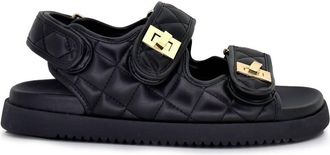Ex&eacute; Womens Dione 030 Comfort Sandal In Black