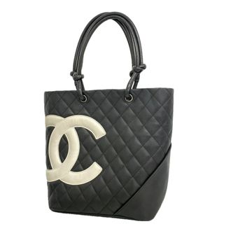 Chanel Black Leather Tote Bag (Pre-Owned)